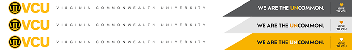 Example of the VCU Brand bar